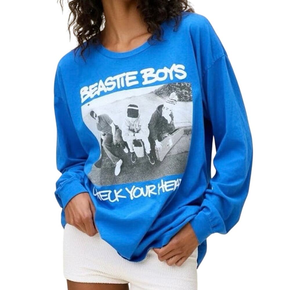 DAYDREAMER Beastie Boys Check Your Head Merch LS Tee, Size S / P2P Approx 23.25”